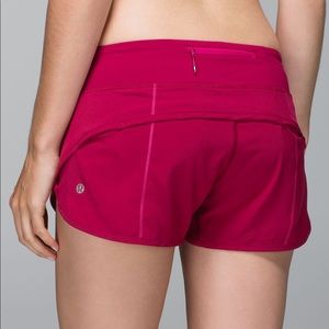 Lululemon Speed Shorts, Size 6, EUC